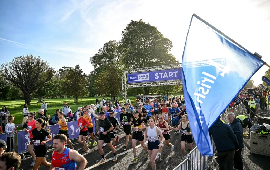Runners at the Irish Life Dublin Half Marathon