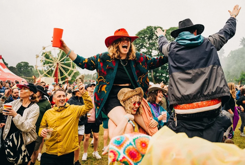 Festivalgoers at Beyond the Pale in County Wicklow
